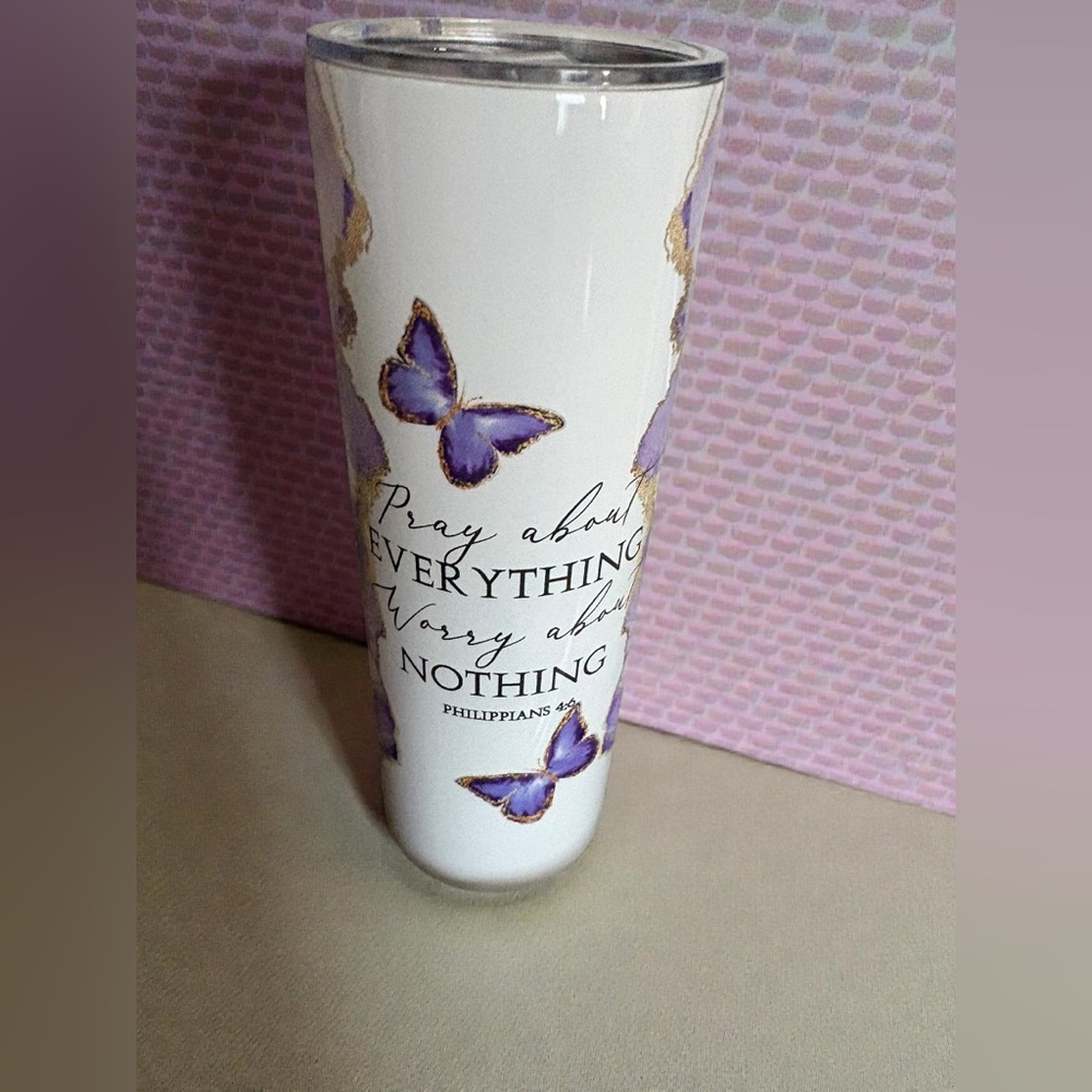 Fearless Butterfly Tumbler and Pouch Set - Picture 3 of 4